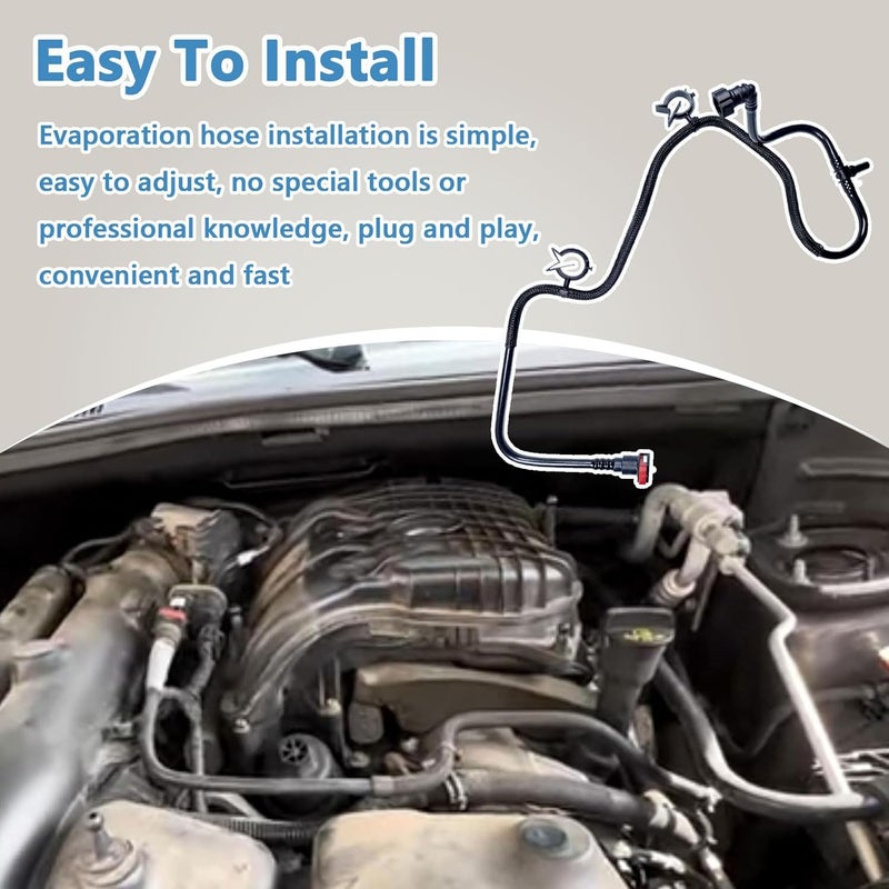 YonFamDall 68189075AE Vapor Canister Purge Valve Hose Compatible with 2014 2015 Jeep Grand Cherokee,Dodge Durango Replace 68189075AE - Image 4